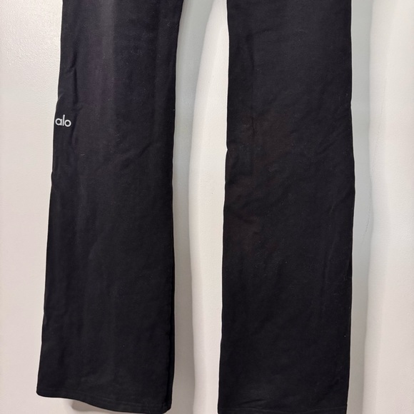 Alo Yoga Sway Bootcut Sweatpant Leggings Black - Picture 10 of 10